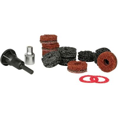 Jbm Kit De Limpieza De Casquillos 14 Piezas Black / Green One Size Jbm Kit De Limpieza De Casquillos 14 Piezas Black / Green One Size