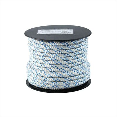 Stoker Cuerda Trenzada Poliéster 8.0 Mm 25 M White / Blue One Size Stoker Cuerda Trenzada Poliéster 8.0 Mm 25 M White / Blue One Size