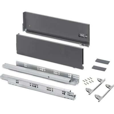 Kit de Cajón Emuca con regulación 3D - Profundidad 178mm Kit de Cajón Emuca con regulación 3D - Profundidad 178mm