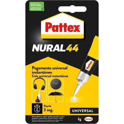 Pattex Pegamento Universal Nural44 3g White One Size Pattex Pegamento Universal Nural44 3g White One Size