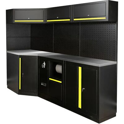Jbm Conjunto De Muebles Modulares Serie589y 22 Piezas Yellow One Size Jbm Conjunto De Muebles Modulares Serie589y 22 Piezas Yellow One Size