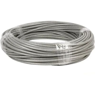 Cofan Cable Acero 6x7+1 2x4 Mm 50 M Grey One Size Cofan Cable Acero 6x7+1 2x4 Mm 50 M Grey One Size