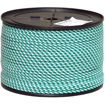 Cofan Cable Trenzado 0810103 10 Mm 50 M White / Green One Size Cofan Cable Trenzado 0810103 10 Mm 50 M White / Green One Size