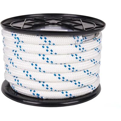 Cofan Cable Trenzado 20 Mm 15 M White / Blue One Size Cofan Cable Trenzado 20 Mm 15 M White / Blue One Size
