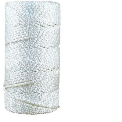 Cofan Cable Trenzado Poliéster 5 Mm 200 M White One Size Cofan Cable Trenzado Poliéster 5 Mm 200 M White One Size