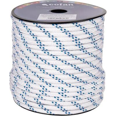 Cofan Cable Trenzado 8 Mm 50 M White / Blue One Size Cofan Cable Trenzado 8 Mm 50 M White / Blue One Size