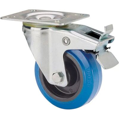 Ruedas Alex Rueda Giratoria De Goma 20140 100 Kg 10 Cm Blue One Size Ruedas Alex Rueda Giratoria De Goma 20140 100 Kg 10 Cm Blue One Size