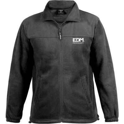 Edm Chaqueta Polar Fleece 280g/m² Black S Edm Chaqueta Polar Fleece 280g/m² Black S