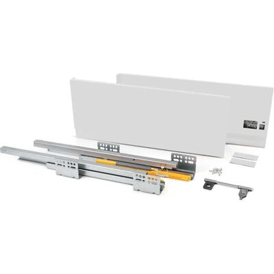 Emuca Cajón Exterior Concept 30kg 185x350 Mm White Painted One Size Emuca Cajón Exterior Concept 30kg 185x350 Mm White Painted One Size