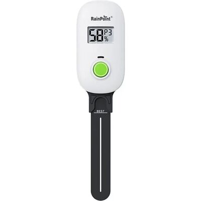 Rainpoint Medidor De Humedad Del Suelo Wifi White / Green One Size Rainpoint Medidor De Humedad Del Suelo Wifi White / Green One Size