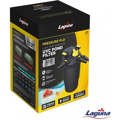 Laguna Kit De Filtración Para Estanques Pressure Flo 13500 Uvc Black One Size Laguna Kit De Filtración Para Estanques Pressure Flo 13500 Uvc Black One Size