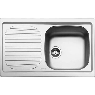 SMEG Fregadero Lyp791s Stainless Steel One Size SMEG Fregadero Lyp791s Stainless Steel One Size