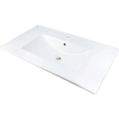 Deante Fregadero De Cerámica Encastrado Con Espacio Para Grifería White One Size Deante Fregadero De Cerámica Encastrado Con Espacio Para Grifería White One Size
