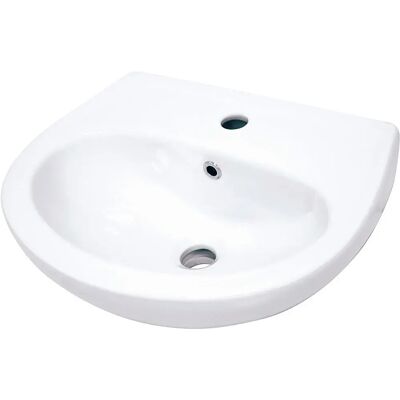 Deante Cdj_6u5w Lavabo Cerámico Mural Con Orificio Para Grifería White One Size Deante Cdj_6u5w Lavabo Cerámico Mural Con Orificio Para Grifería White One Size
