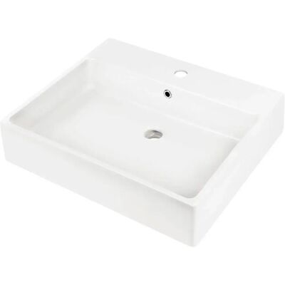 Deante Modelo 500x600mm - Lavabo de cerámica para pared o encimera Deante Modelo 500x600mm - Lavabo de cerámica para pared o encimera