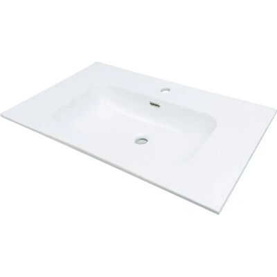 Deante Umywalka ceramiczna wpuszczana w blat - 80 cm - Lavabo Deante Umywalka ceramiczna wpuszczana w blat - 80 cm - Lavabo