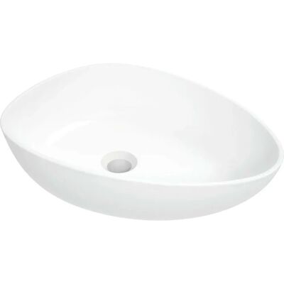 Deante Cga_6u5s Lavabo Cerámico Sobre Encimera White One Size Deante Cga_6u5s Lavabo Cerámico Sobre Encimera White One Size