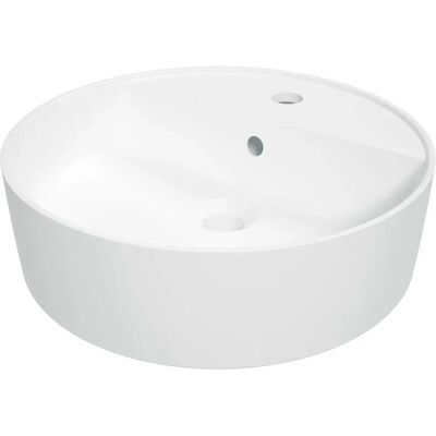 Deante Cgr_6u4b Lavabo De Cerámica De Sobremesa Con Espacio Para Grifo White One Size Deante Cgr_6u4b Lavabo De Cerámica De Sobremesa Con Espacio Para Grifo White One Size
