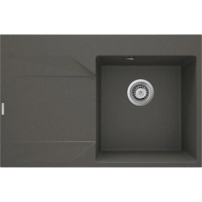 Deante Fregadero De Granito 1 Seno Con Escurridor A La Izquierda Titanium One Size Deante Fregadero De Granito 1 Seno Con Escurridor A La Izquierda Titanium One Size