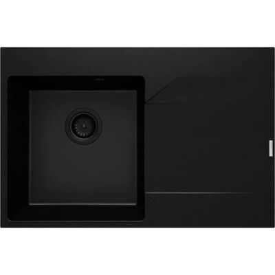 Deante Fregadero De Granito 1 Seno Con Escurridor A La Derecha Black One Size Deante Fregadero De Granito 1 Seno Con Escurridor A La Derecha Black One Size