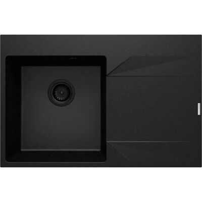 Deante Fregadero De Granito De 1 Seno Con Escurridor A La Derecha Graphite Metallic One Size Deante Fregadero De Granito De 1 Seno Con Escurridor A La Derecha Graphite Metallic One Size