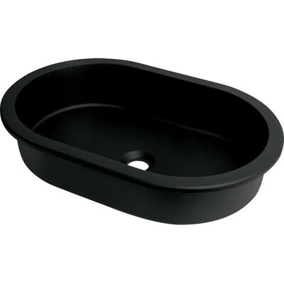 Deante Lavabo Bajo Encimera De Granito Black One Size Deante Lavabo Bajo Encimera De Granito Black One Size