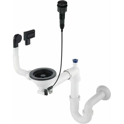 Sifón para fregadero de granito de 1 cubeta - Ahorro de espacio Sifón para fregadero de granito de 1 cubeta - Ahorro de espacio