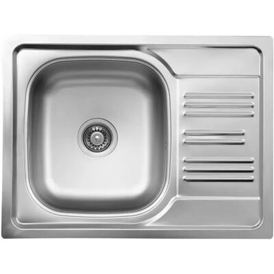Deante Fregadero Zex De 1 Seno Con Escurridor Acero 011a Satin Steel One Size Deante Fregadero Zex De 1 Seno Con Escurridor Acero 011a Satin Steel One Size