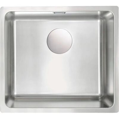 Fregadero de Acero de 1 Vasija - Egeria Satinado Cepillado - Fregadero de Cocina Fregadero de Acero de 1 Vasija - Egeria Satinado Cepillado - Fregadero de Cocina