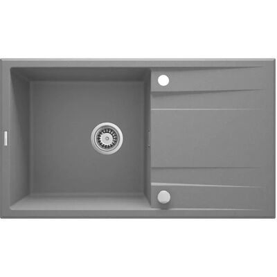 Deante Zqe_s113 Fregadero De Granito De 1 Seno Con Escurridor Grey One Size Deante Zqe_s113 Fregadero De Granito De 1 Seno Con Escurridor Grey One Size