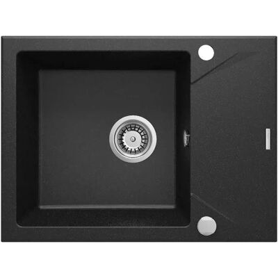 Deante Zqj_g11a Fregadero De Granito De 1 Seno Con Escurridor Graphite Metallic One Size Deante Zqj_g11a Fregadero De Granito De 1 Seno Con Escurridor Graphite Metallic One Size