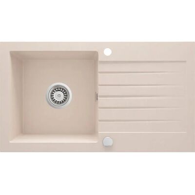 Fregadero de granito beige Deante ZQZ_5113 de 1 cubeta - Fregadero de cocina Fregadero de granito beige Deante ZQZ_5113 de 1 cubeta - Fregadero de cocina