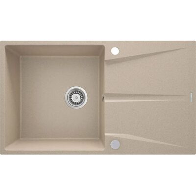 Deante Zrc_711a Fregadero De Granito De 1 Seno Con Escurridor Alabaster One Size Deante Zrc_711a Fregadero De Granito De 1 Seno Con Escurridor Alabaster One Size