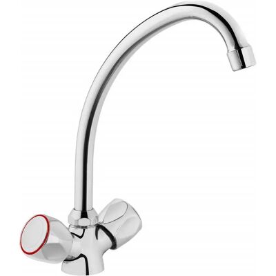 Grifo de Cocina Deante Teno Cromado - 2 Manijas - Duradero y Elegante Grifo de Cocina Deante Teno Cromado - 2 Manijas - Duradero y Elegante