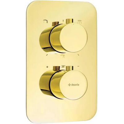 Deante Elemento Externo Para Grifo Termostático Box Brushed Steel One Size Deante Elemento Externo Para Grifo Termostático Box Brushed Steel One Size
