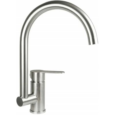Deante Grifo de Cocina - Acero inoxidable, Diseño clásico, 33.2cm alto Deante Grifo de Cocina - Acero inoxidable, Diseño clásico, 33.2cm alto