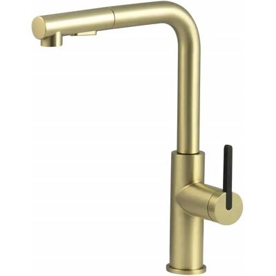 Deante Grifo De Cocina Con Caño Extraíble Bkm_r73m Black / Rose Gold One Size Deante Grifo De Cocina Con Caño Extraíble Bkm_r73m Black / Rose Gold One Size