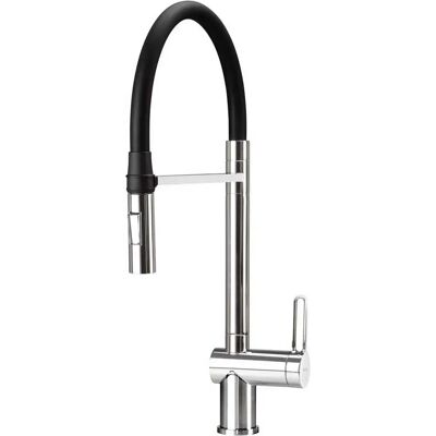 Deante Grifo De Cocina Con Caño Flexible De 2 Chorros Chrome / White One Size Deante Grifo De Cocina Con Caño Flexible De 2 Chorros Chrome / White One Size