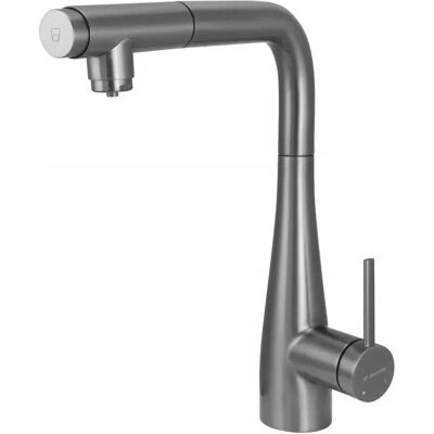 Deante Grifo De Cocina Con Conexión Para Filtro De Agua Y Caño Extraíble Chrome / Gold One Size Deante Grifo De Cocina Con Conexión Para Filtro De Agua Y Caño Extraíble Chrome / Gold One Size
