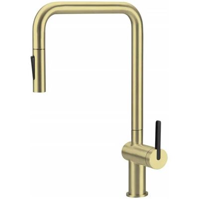 Deante Grifo De Cocina Con Caño Extraíble Bkm_r73n Black / Rose Gold One Size Deante Grifo De Cocina Con Caño Extraíble Bkm_r73n Black / Rose Gold One Size