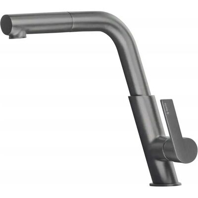 Grifo de Cocina de Titanio Neuesbad - Con salida extraíble Grifo de Cocina de Titanio Neuesbad - Con salida extraíble