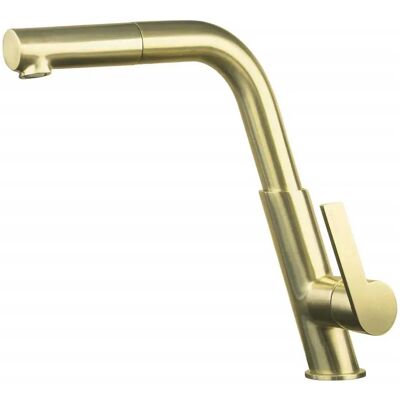 Grifería de Cocina Oro Gold Silia Deante - Caño Extraíble & 3 Características Grifería de Cocina Oro Gold Silia Deante - Caño Extraíble & 3 Características