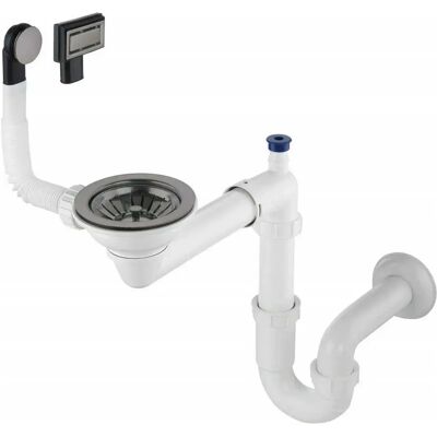 Deante Sifón Para Fregadero De Granito De 1 Seno Grifo Ahorrador De Espacio Gold One Size Deante Sifón Para Fregadero De Granito De 1 Seno Grifo Ahorrador De Espacio Gold One Size