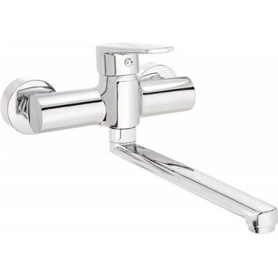 Deante Grifo De Cocina Mural But_080m Chrome One Size Deante Grifo De Cocina Mural But_080m Chrome One Size