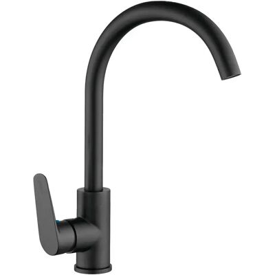 Artic Grifo De Cocina Monomando De Caño Alto Danubio Black One Size Artic Grifo De Cocina Monomando De Caño Alto Danubio Black One Size