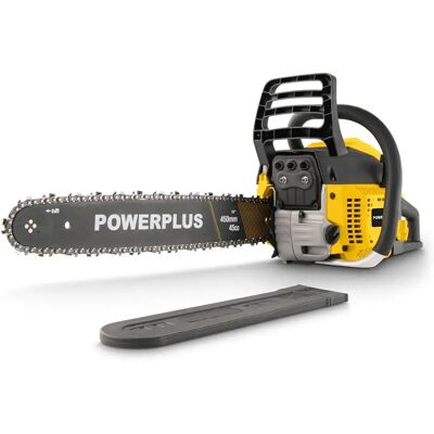 Powerplus Motosierra De Gasolina 45cc Yellow / Black One Size Powerplus Motosierra De Gasolina 45cc Yellow / Black One Size