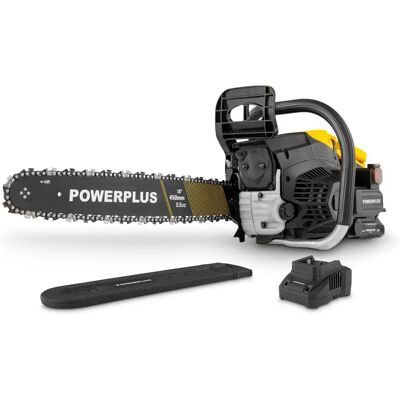 Powerplus Motosierra De Gasolina 53cc 450 Mm Yellow / Black One Size Powerplus Motosierra De Gasolina 53cc 450 Mm Yellow / Black One Size