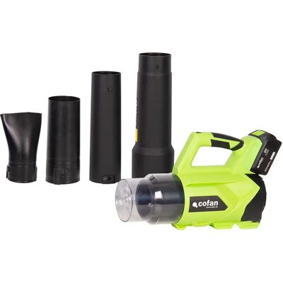 Cofan Soplador De Hojas Eléctrico Li-ion 20 V 22.500 Rpm No Charger No Battery Black / Light Green One Size Cofan Soplador De Hojas Eléctrico Li-ion 20 V 22.500 Rpm No Charger No Battery Black / Light Green One Size