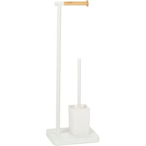 Andrea House 73232 Portarrollos Y Escobilla De Baño De Metal White One Size Andrea House 73232 Portarrollos Y Escobilla De Baño De Metal White One Size