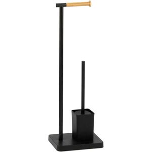 Andrea House 73234 Portarrollos Y Escobillero De Baño De Metal Black One Size Andrea House 73234 Portarrollos Y Escobillero De Baño De Metal Black One Size